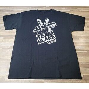 Team Blake T-Shirt Blake Shelton The Voice Large Black‎ Crew Neck Country Music